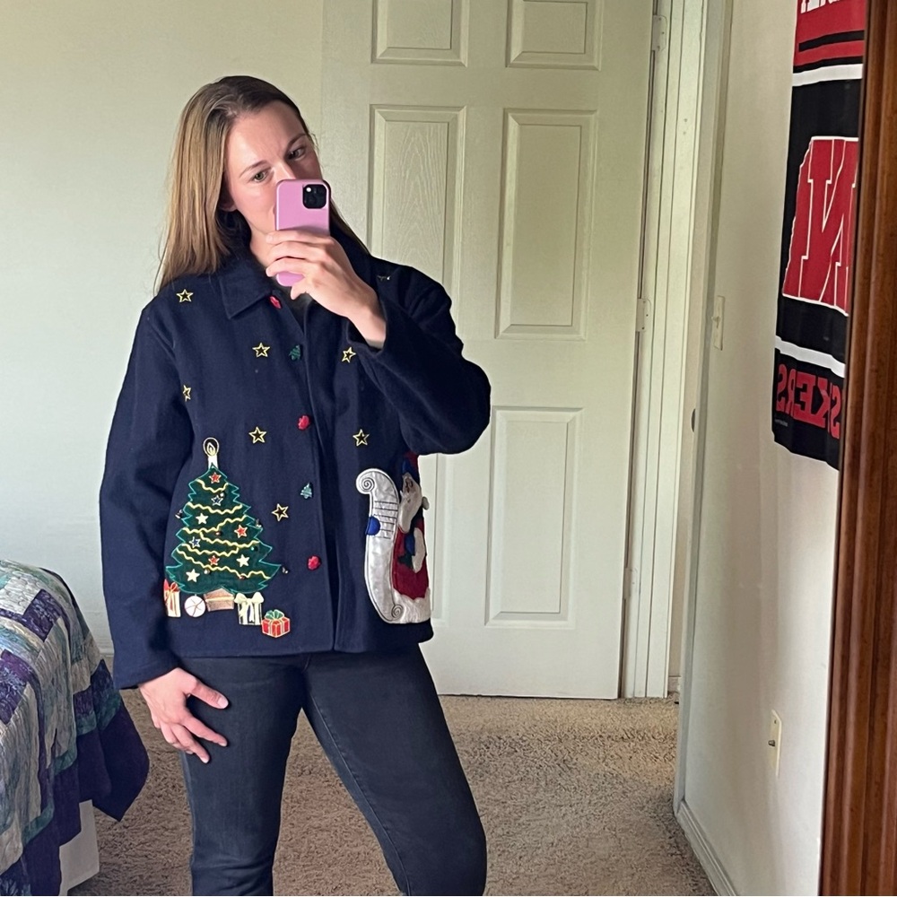 100% Wool Christmas Sweater